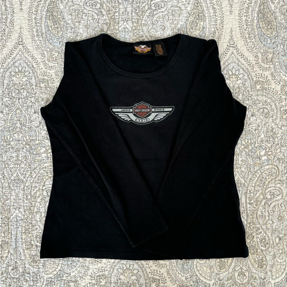 Vintage long sleeve Harley Davidson t-shirt
